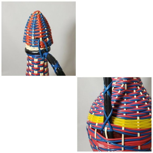 Vintage VIRESA Glass Demijohn Bottle Wine Decanter - Picture 8 of 11